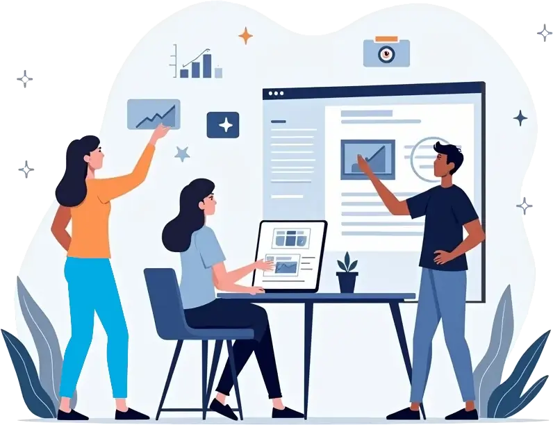 SEO Optimierung Illustration